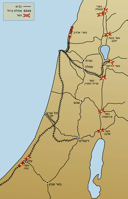 מפת ליל הגשרים